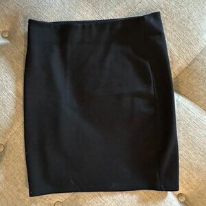 Loft Classic Black Mini Skirt - with elastic waist - Size XS